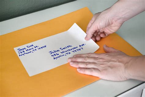 correct postage on the envelope.